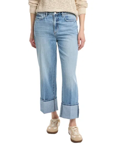 L'agence Leighton Ultra High-rise Cuff Stovepipe Cristo Jean In Blue