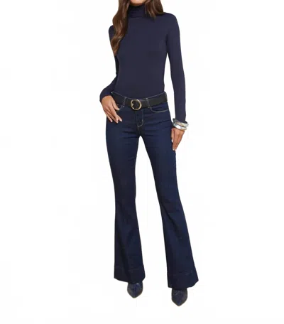 L'agence Lenora Flare Jeans In Koval In Multi