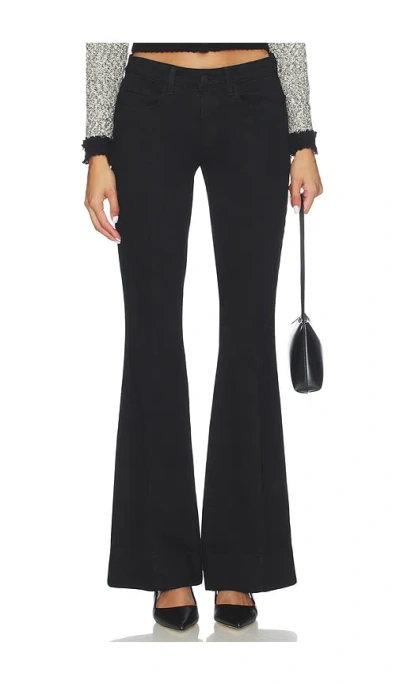 L'agence Lenora Low Rise Seamed Flare In Black