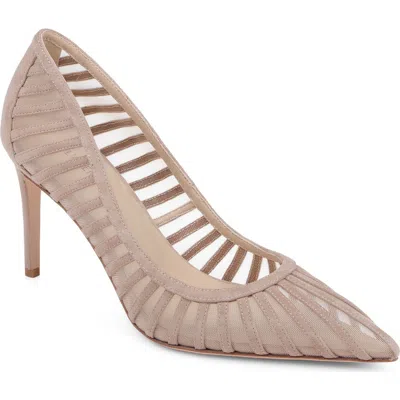 L'agence Lenox Mesh Pump In Neutral