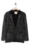 L'agence Leonora Sequin Knit Blazer