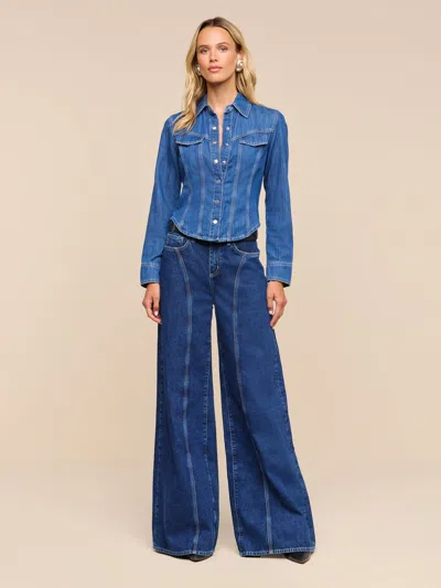 L'agence Lestat Wide-leg Jean In Yukon