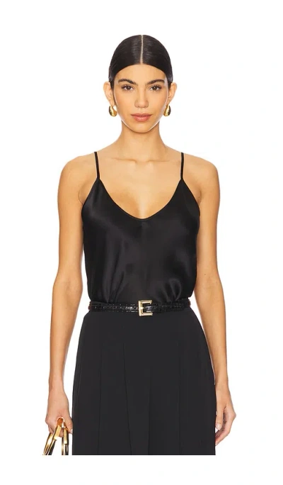 L'agence Silk Lexi Camisole In Black