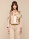 L'agence Lian Beaded Jacket In Multi