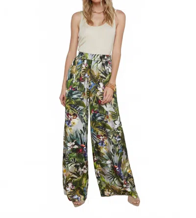 L'agence Lillian Wide Leg Pant In Multicolor