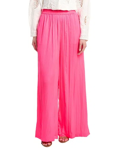 L'agence Lillian Wide Leg Pant In Pink