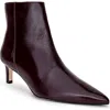 L'agence Lilly Ii Bootie In Burgundy