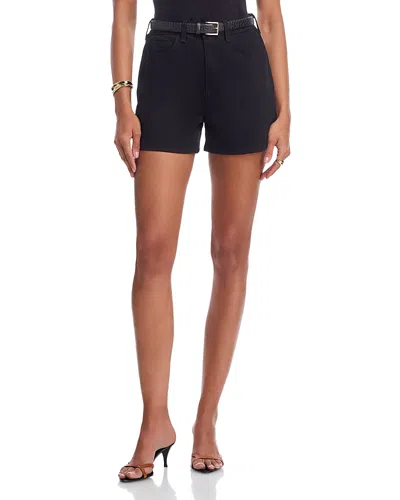 L'agence Lissania Ultra High Rise Jean Shorts In Blue