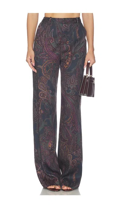 L'agence Livvy Beltloop Pant In Multi