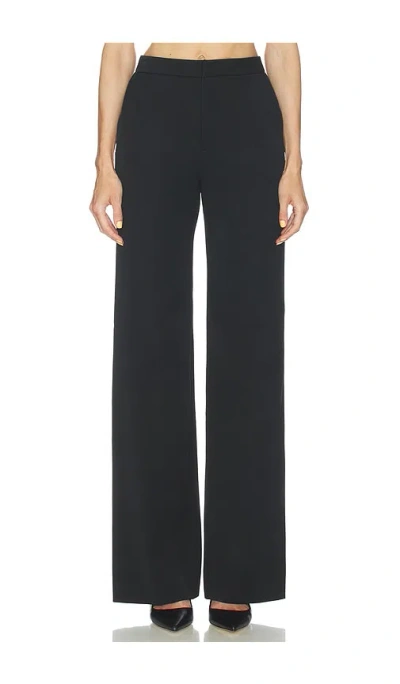 L'agence Livvy Straight Leg Trouser In Black