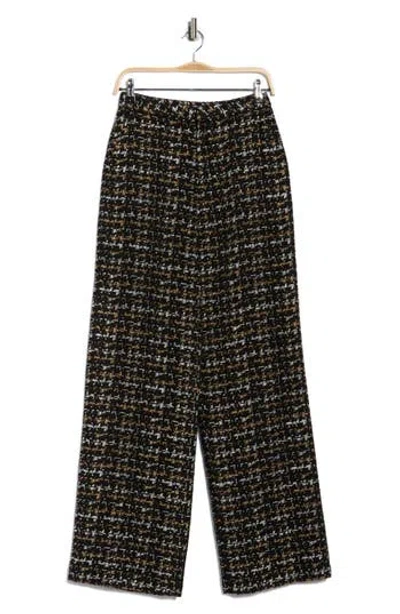 L'agence Livvy Straight Leg Trousers In Black
