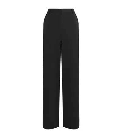 L'agence Livvy Straight Trousers In Black