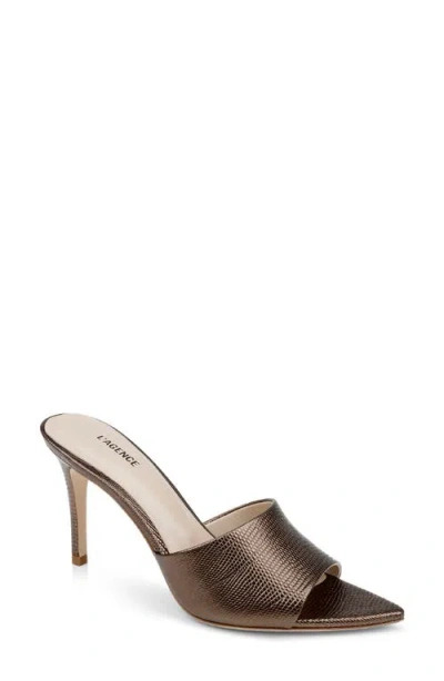 L'agence Lolita Pointed Toe Sandal In Brown