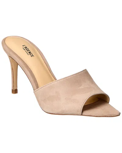 L'agence Lolita Suede Mule In Brown