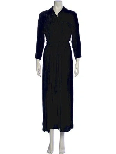 Pre-owned L'agence Long Dress In Black