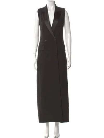 Pre-owned L'agence Long Dress In Gray