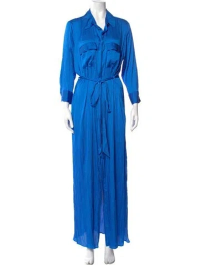 Pre-owned L'agence Long Dress W/ Tags In Blue