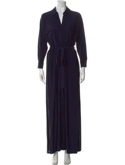Pre-owned L'agence Long Dress W/ Tags In Blue