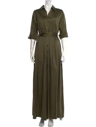 Pre-owned L'agence Long Dress W/ Tags In Green
