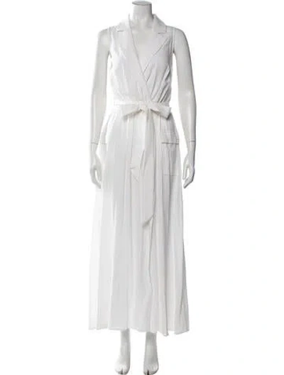 Pre-owned L'agence Long Dress W/ Tags In White