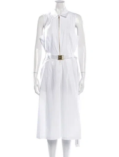 Pre-owned L'agence Long Dress W/ Tags In White
