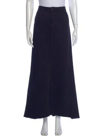 Pre-owned L'agence Long Skirt In Black