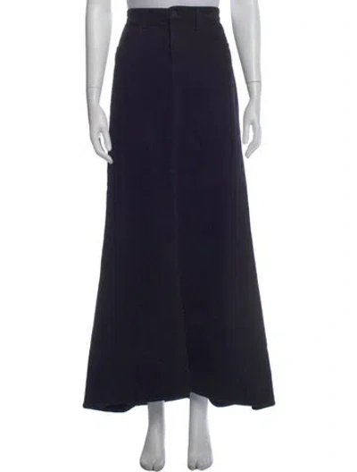 Pre-owned L'agence Long Skirt In Black
