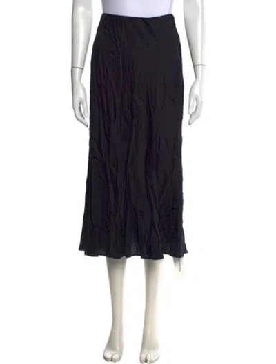Pre-owned L'agence Long Skirt In Black