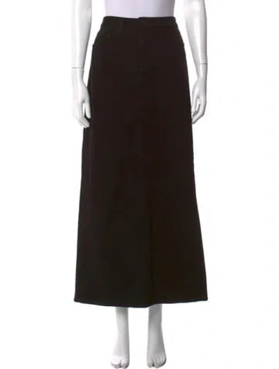 Pre-owned L'agence Long Skirt In Black