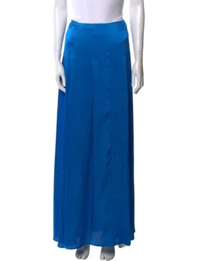 Pre-owned L'agence Long Skirt In Blue