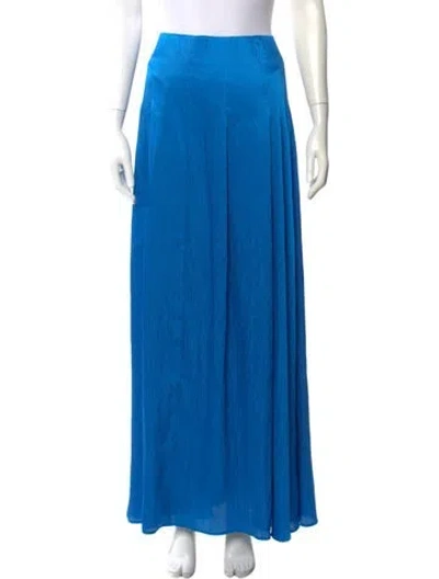 Pre-owned L'agence Long Skirt In Blue