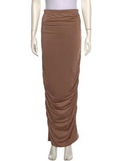 Pre-owned L'agence Long Skirt In Neutral