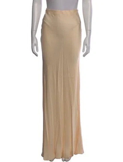 Pre-owned L'agence Long Skirt In Neutral