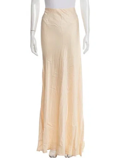 Pre-owned L'agence Long Skirt In Neutral