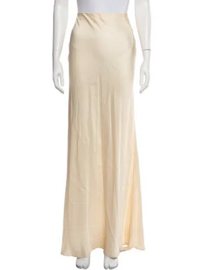 Pre-owned L'agence Long Skirt In Neutrals