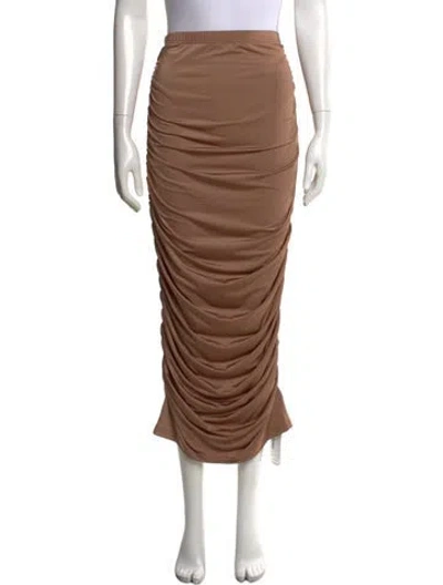Pre-owned L'agence Long Skirt W/ Tags In Neutral