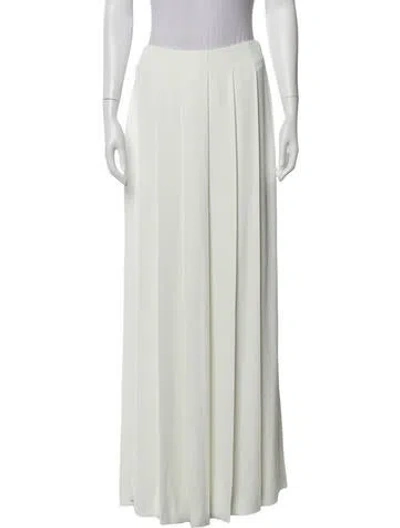 Pre-owned L'agence Long Skirt W/ Tags In White