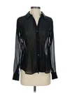 L'agence Long Sleeve Blouse In Black