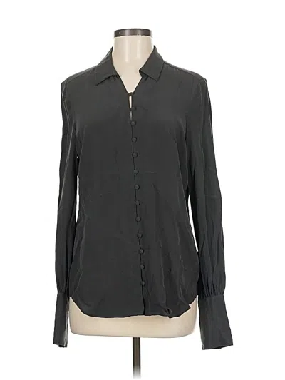 Pre-owned L'agence Long Sleeve Blouse In Gray