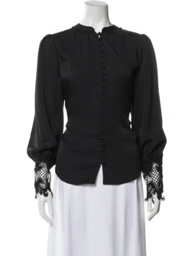 Pre-owned L'agence Long Sleeve Blouse In Multi