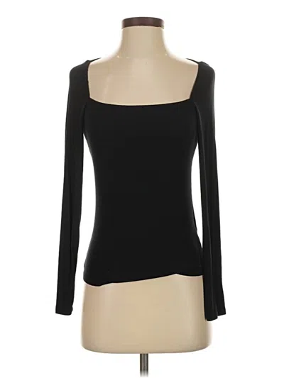 Pre-owned L'agence Long Sleeve T-shirt In Black