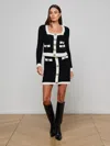 L'agence Lottie Knit Mini Skirt In Multi
