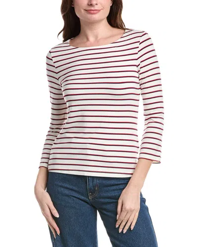 L'agence Lucille Boatneck Shirt In Neutral