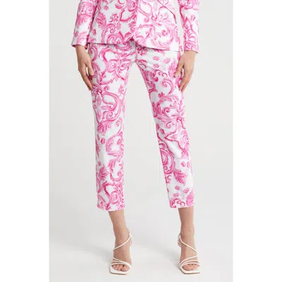 L'agence Ludivine Trouser Pants In Whitepink