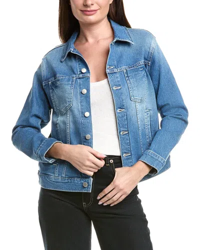 L'agence Mack Oversized Jacket In Blue