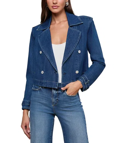 L'agence Maddox Jacket In Blue