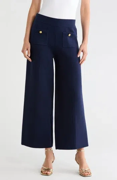 L'agence Madrid Wide Leg Knit Pants