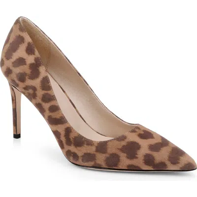L'agence Maelle Pointed Toe Pump In Animal Print