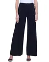 L'agence Maghra High-rise Noir Wide Leg Jean In Black
