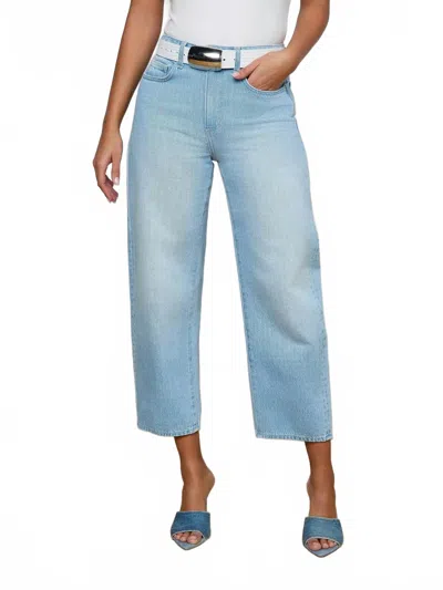 L'agence Mallis Bow-leg Jeans In Brea In Multi